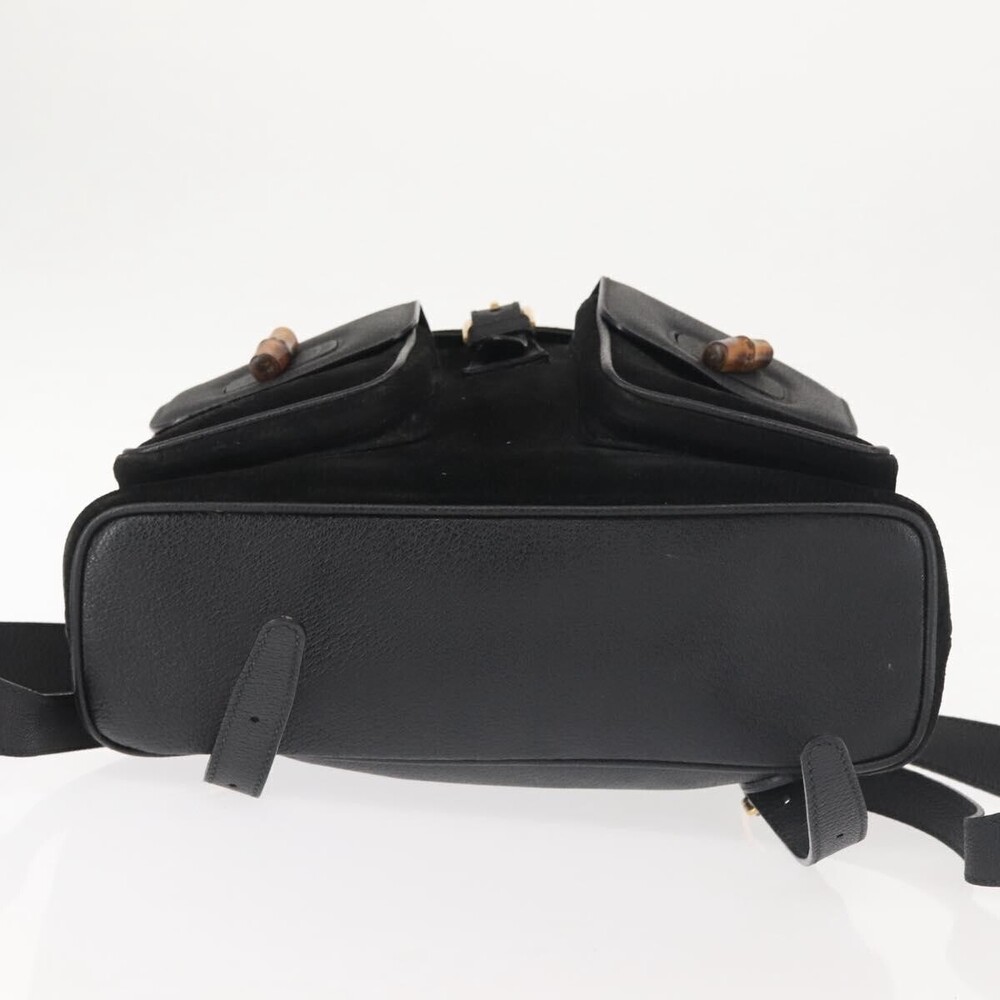 Gucci Vintage Bamboo Suede Medium - Picture 15 of 16